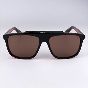 SALE! NEW GUCCI GG1039S 003 Black/Brown Aviator Plastic Men Sunglasses